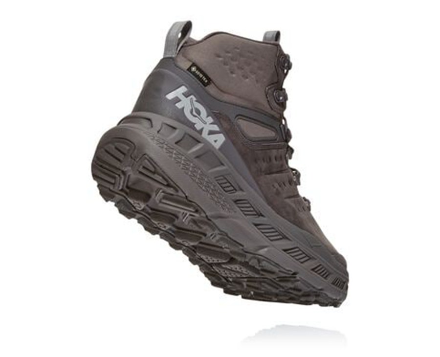 Hoka One One Yürüyüş Botları Erkek Kahverengi - Stinson Mid Gore-Tex - WA3402856